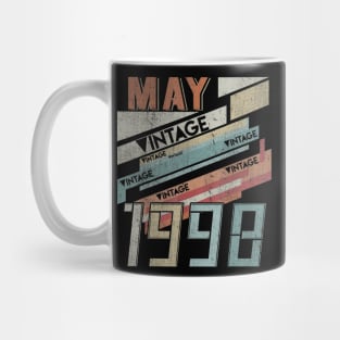 Born In MAY 1998 220th Years Old Retro Vintage Birthday Mug